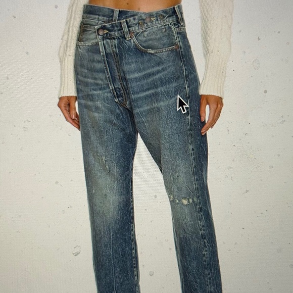R13 X OVER jeans size 24. US 2
